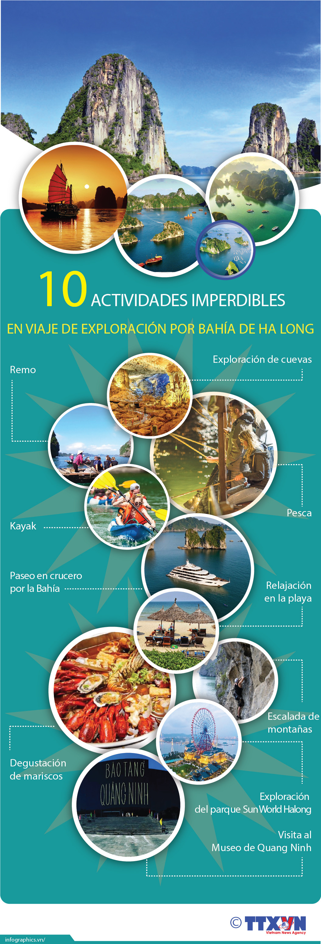 Diez actividades imperdibles en viaje de exploración por Bahía de Ha Long ảnh 1