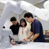 Estudiantes en la Universidad de Industria de Ciudad Ho Chi Minh. (Fuente: VNA)
