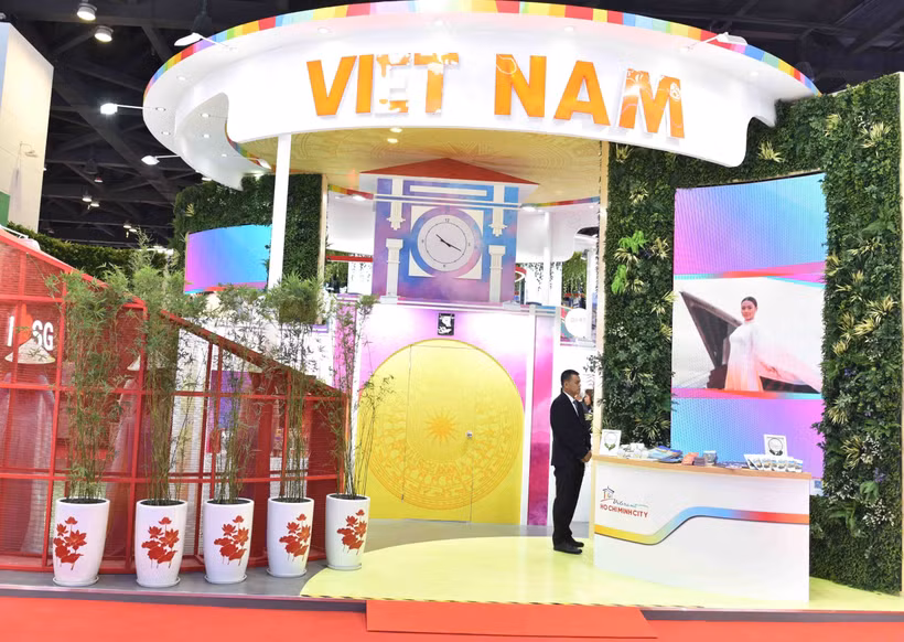 En el pabellón nacional de Vietnam (Fuente: VNA)