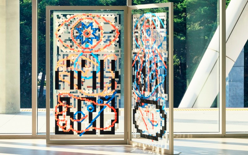 La obra Hangeul del autor Lee Hwayoung se presentará en la exposición. (Foto: phunuvietnam.vn) 