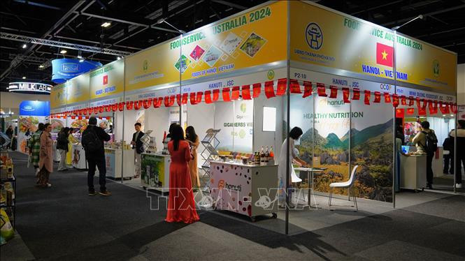 En el stand de Vietnam (Fuente: VNA)