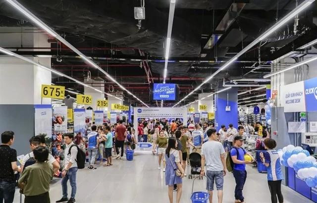 Una tienda de Decathlon en el Royal City Mall, distrito de Thanh Xuan, Hanoi. (Foto: VNA)