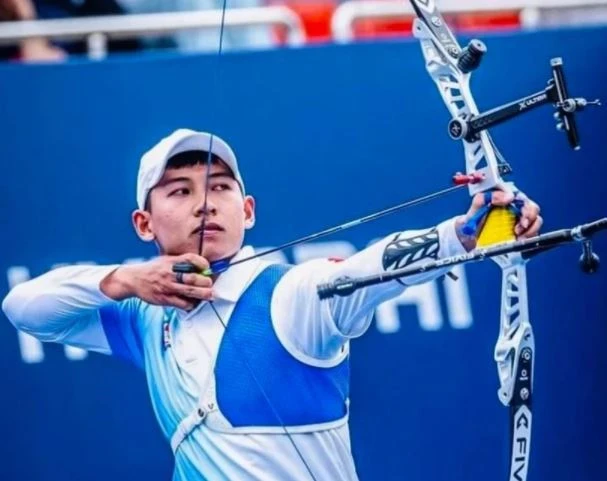 El arquero Le Quoc Phong obtuvo el duodécimo boleto olímpico para Vietnam (Fuente: VNA)