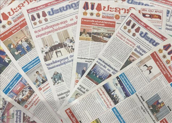 Los medios laosianos destacan la victoria de Dien Bien Phu (Fuente: VNA)