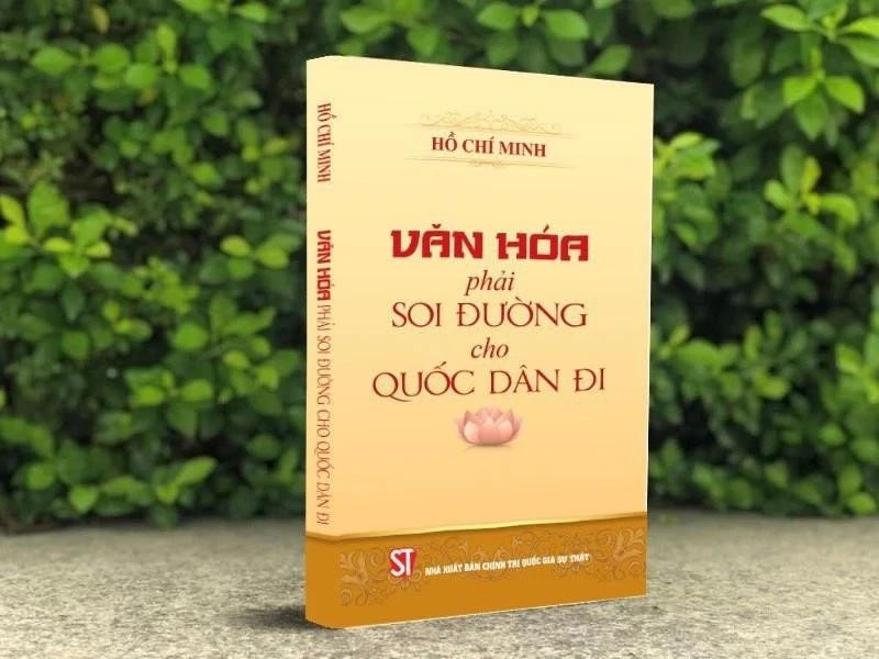 El libro "La cultura debe iluminar el camino de la nación" (Fuente: VNA)
