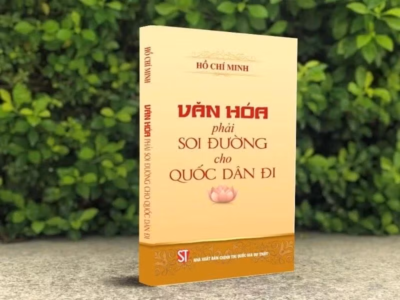 El libro "La cultura debe iluminar el camino de la nación" (Fuente: VNA)