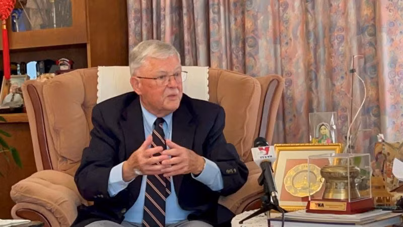 El profesor Carl Thayer, de la Academia de Defensa de Australia de la Universidad de Nueva Gales del Sur (Fuente: VNA)