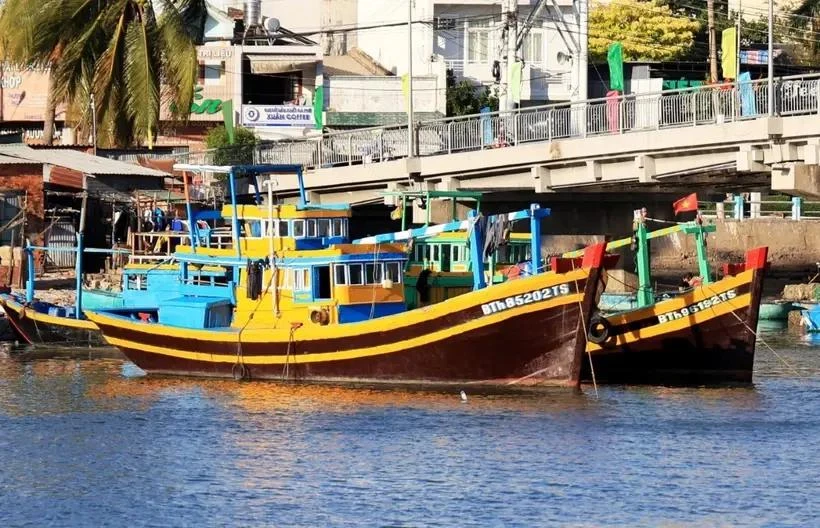 Los barcos pesqueros de la provincia de Binh Thuan (Fuente: VNA)