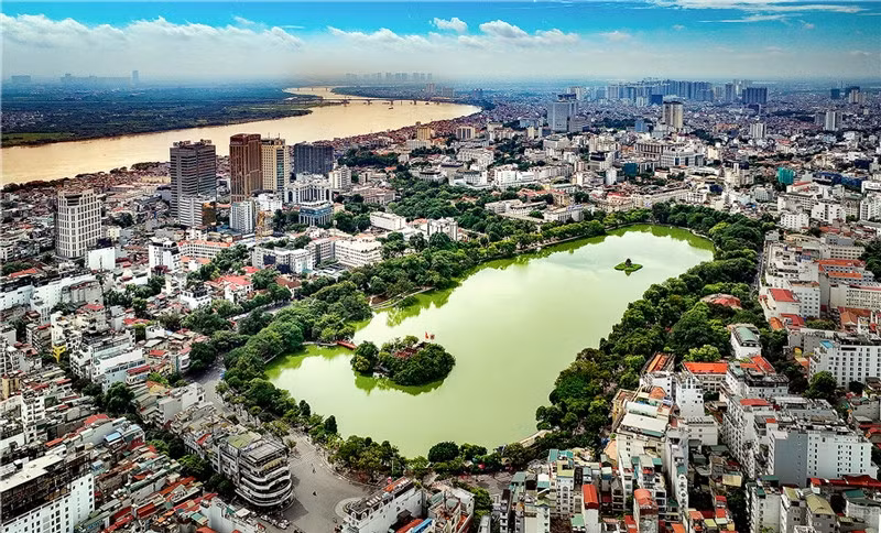La fotografía "Ho Guom - Hong Ha" de la autora Kieu Thi Mai Phuong. (Foto: hanoimoi.vn) 