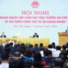 El primer ministro de Vietnam, Pham Minh Chinh, habla en la conferencia. (Foto: VNA)