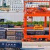 Las mercancías se recogen en el puerto ferroviario internacional de Nanning, Guangxi, antes de ser transbordadas a Vietnam mediante trenes intermodales Vietnam-China. (Foto: VNA)