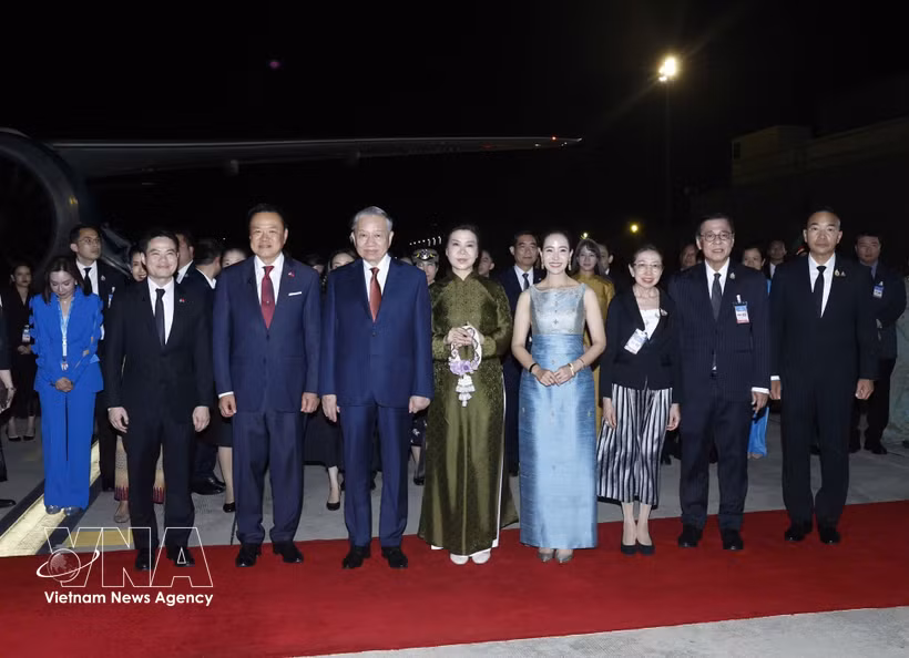 Máximo dirigente de Vietnam concluye su exitosa visita a Tailandia. (Foto: VNA)