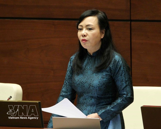 La exministra de Salud Nguyen Thi Kim Tien (Foto: VNA)