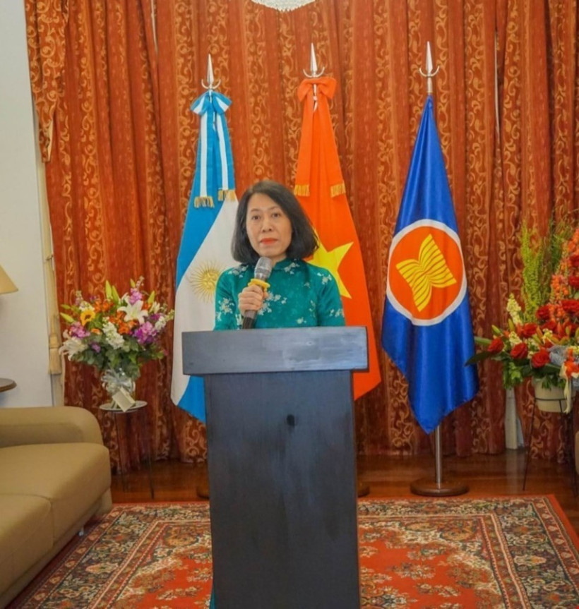 La embajadora de Vietnam en Argentina, Ngo Minh Nguyet. (Foto: VNA)