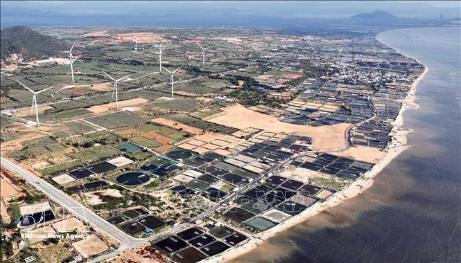 Panorama de la central nuclear Ninh Thuan 1 en la provincia central de Khanh Hoa (Foto: VNA)