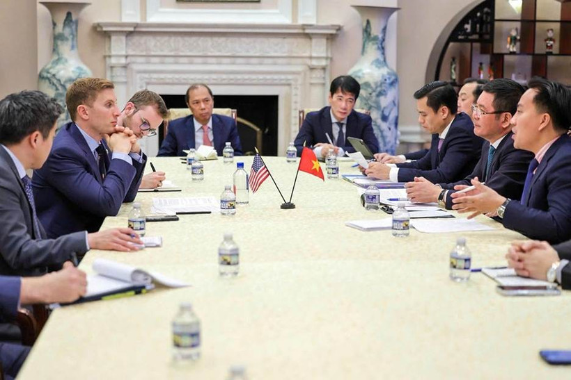 Vietnam y Estados Unidos avanzan en fortalecer la cooperación en inteligencia artificial (IA) y en el desarrollo del ecosistema tecnológico. (Foto: baocongthuong)