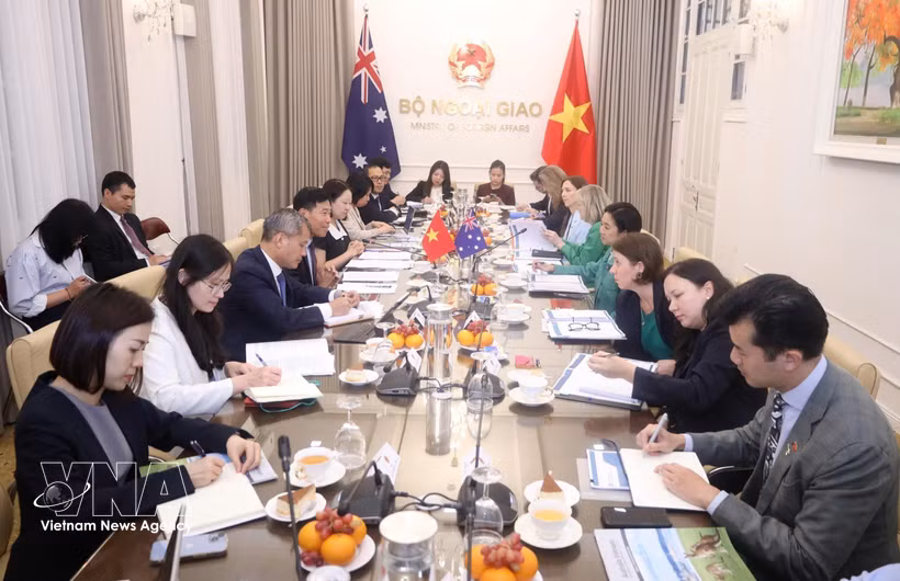 Segunda edición del Diálogo de Altos Funcionarios Vietnam-Australia (Foto: VNA)