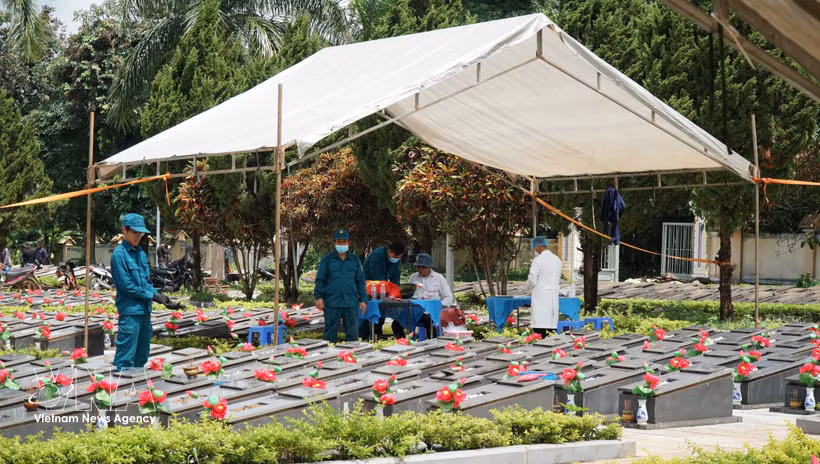 Campaña de 500 días en Vietnam acelera la identificación de mártires. (Foto: VNA)