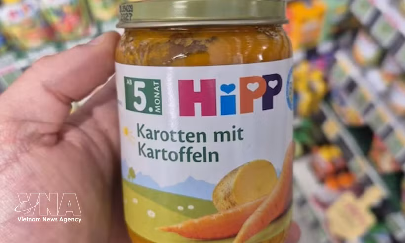 Vietnam advierte sobre productos HiPP tras retiro del mercado en Austria (Foto: VNA)