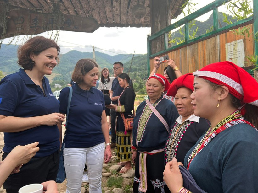Los objetivos del Gobierno otorgan la prioridad a las zonas con dificultades y las áreas de minorías étnicas, con el fin de reducir gradualmente la brecha de desarrollo entre regiones. (Foto: Vietnam+)