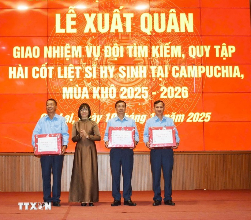 Gia Lai inicia búsqueda y repatriación de restos de mártires caídos en Camboya. (Foto: VNA)