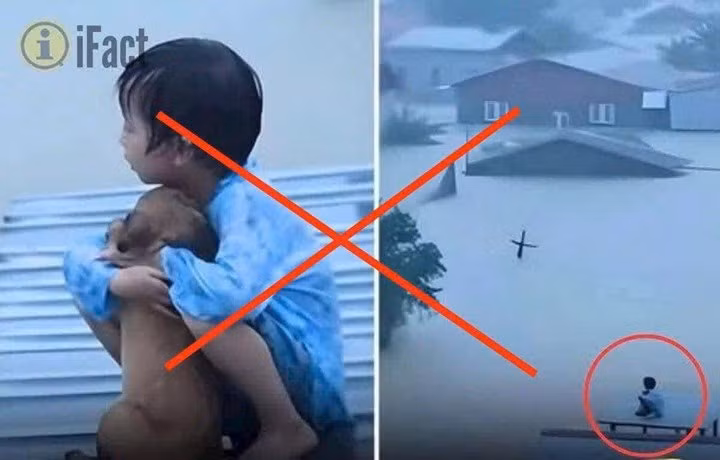 Ministerio de Seguridad de Vietnam alerta sobre noticias falsas de inundaciones. (Fuente: Ministerio de Seguridad Pública)