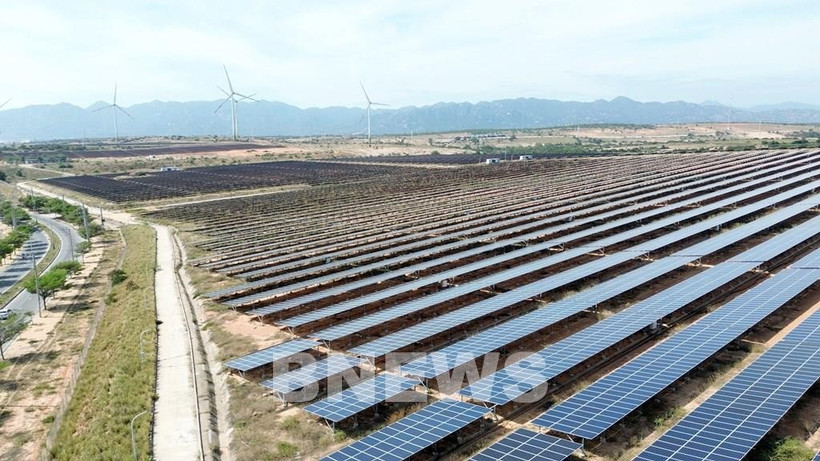 Desarrollo de energía solar en techos en la provincia vietnamita de Ninh Thuan. (Foto: VNA)
