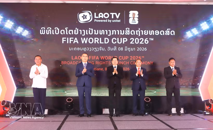  Empresa conjunta de Viettel en Laos adquiere los derechos de transmisión de la Copa Mundial de la FIFA 2026. (Foto: VNA)