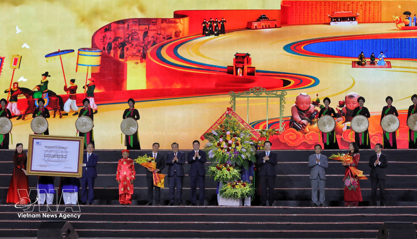 UNESCO honra a oficio de pinturas Dong Ho y complejo Yen Tu de Vietnam (Foto: VNA)