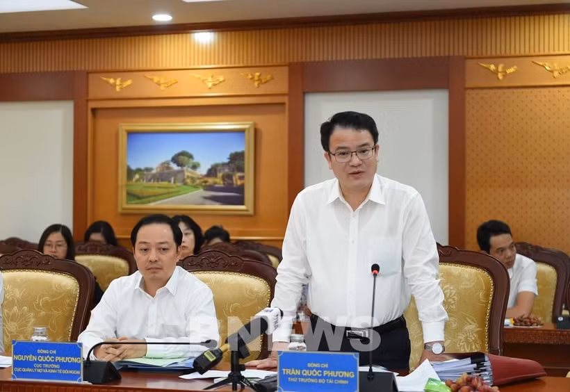 El viceministro de Finanzas de Vietnam Tran Quoc Phuong (Foto: VNA)