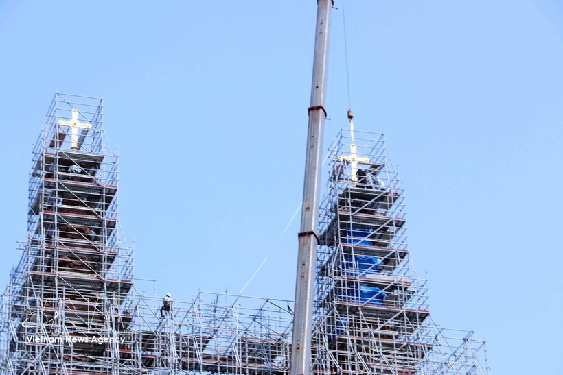 Avance clave en la restauración de la catedral de Notre-Dame de Saigón