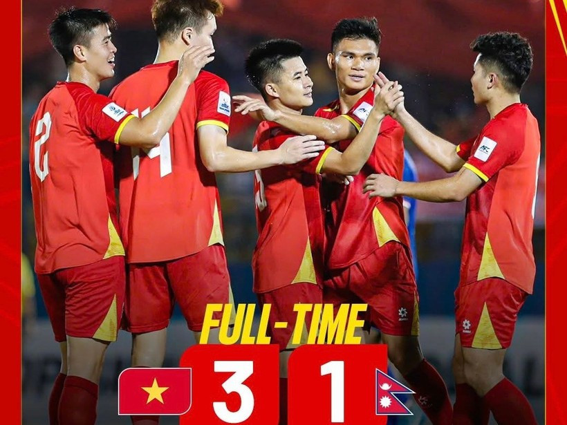 Vietnam gana 3-1 a Nepal en clasificación para Copa Asiática 2027 (Foto: VFF)
