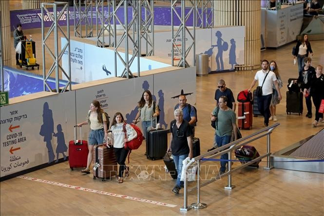 El aeropuerto Ben Gurion, Israel. Foto ilustrativa: AFP/VNA