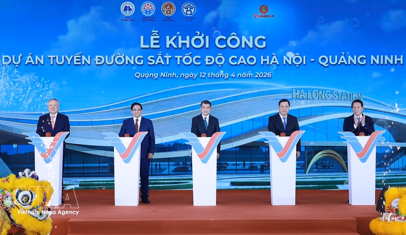 Vietnam inicia construcción de su primera línea ferroviaria de alta velocidad (Foto: VNA)