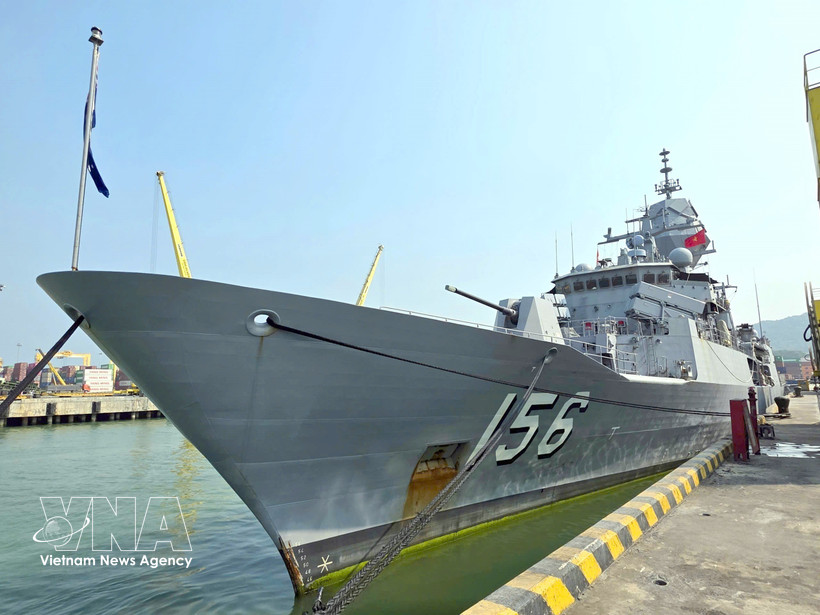 Buque de la Armada de Australia llega a Da Nang en visita de amistad (Foto: VNA)