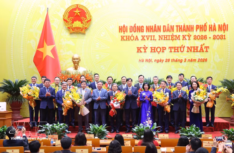 Consejo Popular de Hanoi del período 2026-2030 inaugura su primer periodo de sesiones (Foto: VNA)