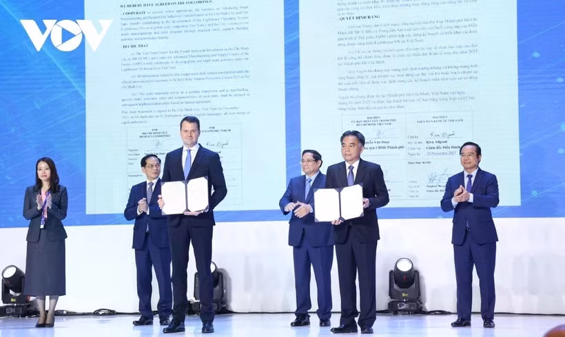Ciudad Ho Chi Minh y Foro Económico Mundial impulsan fábricas inteligentes. (Foto: VNA)