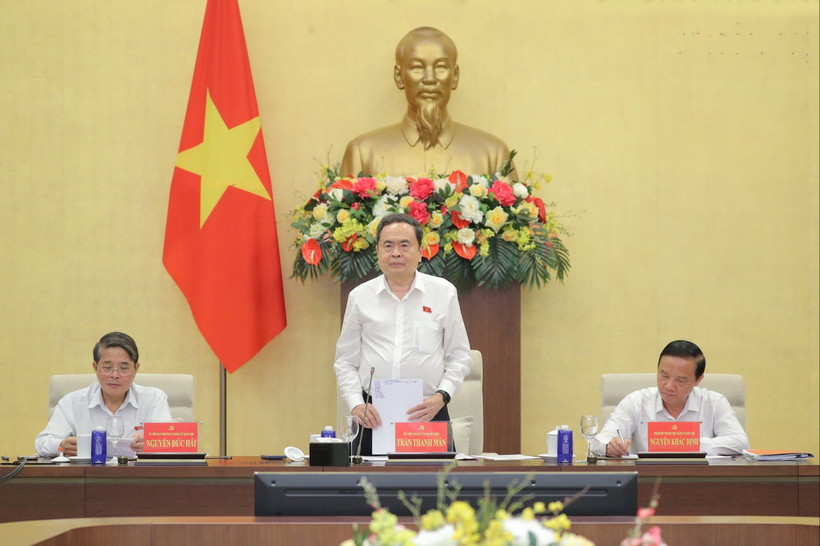 El presidente de la Asamblea Nacional, Tran Thanh Man. (Foto: VNA)