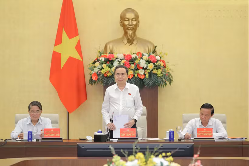 El presidente de la Asamblea Nacional, Tran Thanh Man. (Foto: VNA)