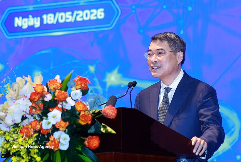 El primer ministro de Vietnam, Le Minh Hung, en el evento. (Foto: VNA)