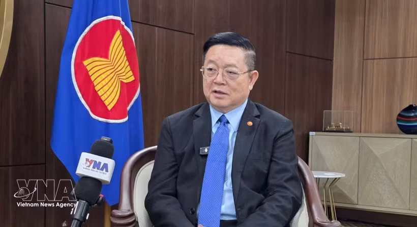 El secretario general de la ASEAN, Kao Kim Hourn. (Foto: VNA)