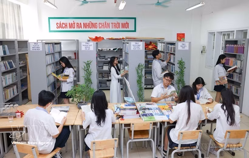 Hanoi tiene más de 1.100 bibliotecas y espacios culturales-educativas. (Foto ilustrativa: VNA)