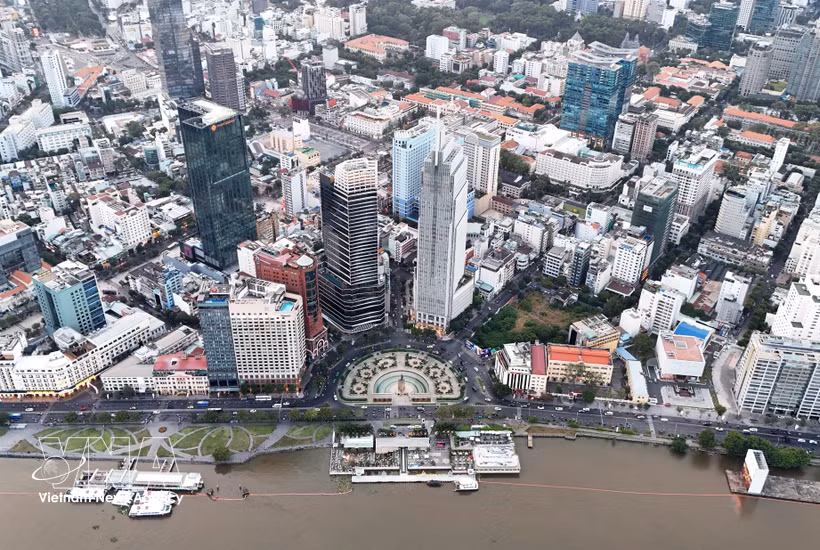 El Centro Financiero Internacional de Vietnam en Ciudad Ho Chi Minh. (Foto: VNA)