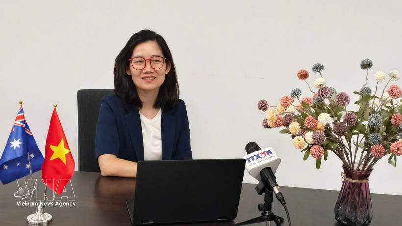 Tran Thi Thanh My, jefa de la Oficina Comercial de Vietnam en Australia. (Foto: VNA)