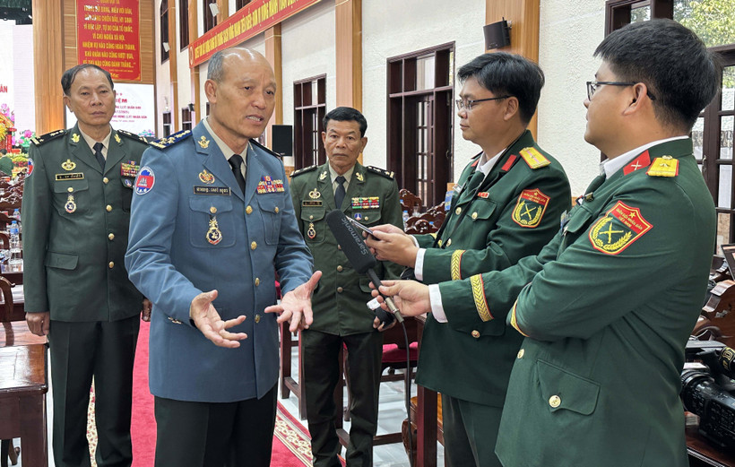 El general Sao Sokha, comandante de la Gendarmería y subcomandante en jefe de las Reales Fuerzas Armadas de Camboya (RCAF). (Foto: VNA)