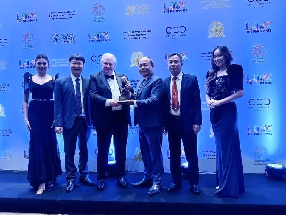 La ceremonia de honor de los WTA se celebró en Manila, Filipinas, la noche del 3 de septiembre. (Foto: VNA)