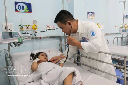 En el Hospital Infantil 1 de Ciudad Ho Chi Minh (Fuente: VNA)