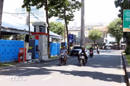 Una calle en Ciudad Ho Chi Minh. Foto: VNA