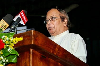 El presidente de la Asociación de Solidaridad Sri Lanka–Vietnam (SVSA), Sudasinghe Sugathapala (Fuente: VNA)