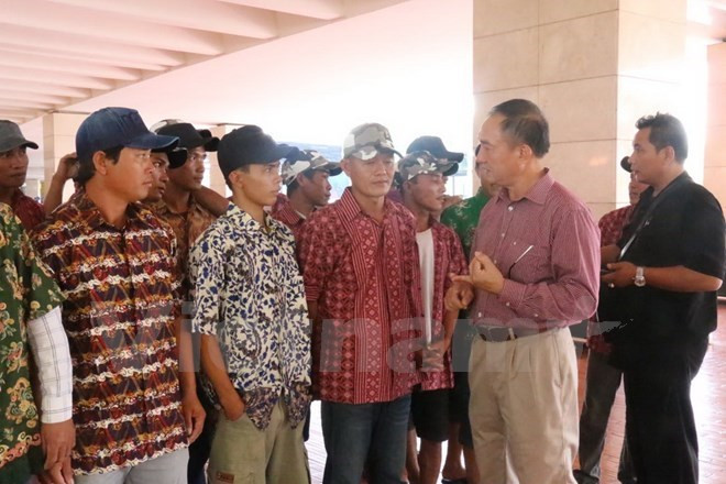 Indonesia repatría a 65 pescadores vietnamitas ảnh 1 Indonesia repatría a 65 pescadores vietnamitas ảnh 1